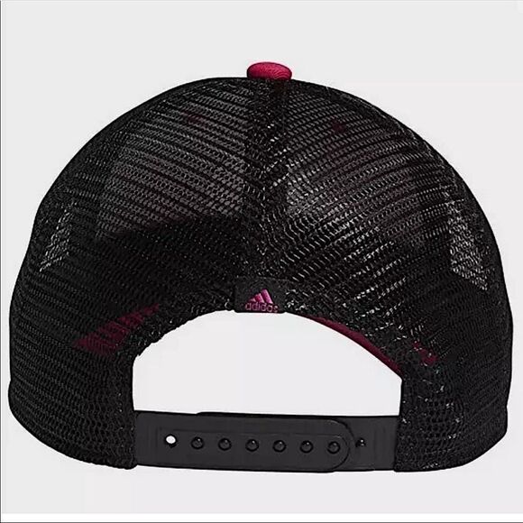 Adidas Notion SnapBack Cap Pink and Black Hat NWT - Picture 2 of 3